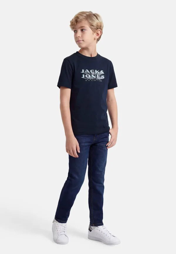 Футболка с принтом jcofusion jj branding Jack & Jones Junior, Outer Space