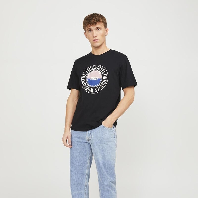 

Мужская футболка Джоркобин Jack & Jones, черный