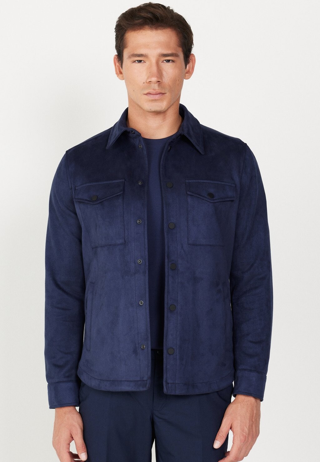 

Легкая куртка STANDARD FIT FLAT AC&CO / ALTINYILDIZ CLASSICS, цвет navy blue