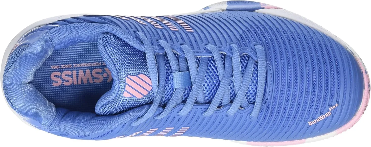 Детские теннисные кроссовки Hypercourt Express 2 Hb K-Swiss, серебро — фото 2