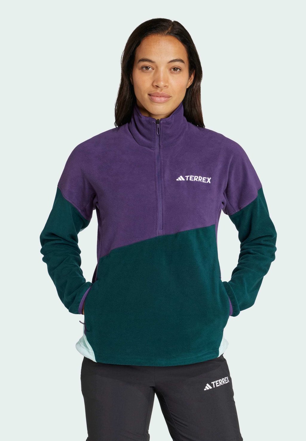 

Флисовый джемпер ANRK Adidas Terrex, фиолетовый