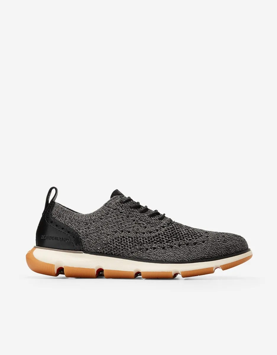 

Мужские туфли на шнуровке из ткани Stitchlite Cole Haan, темно-серый