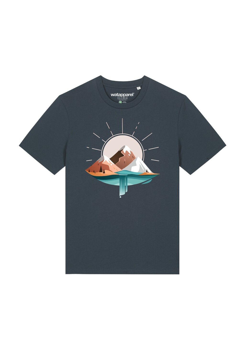 

Футболка с принтом watapparel, серый