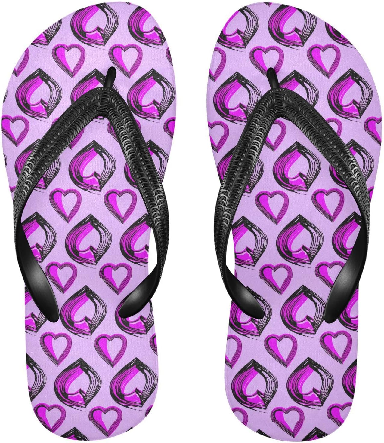 

Фиолетовые, черные, лавандовые шлепанцы для пляжа, летние повседневные сандалии для женщин и мужчин, обувь для душа 20861767 Kfbe