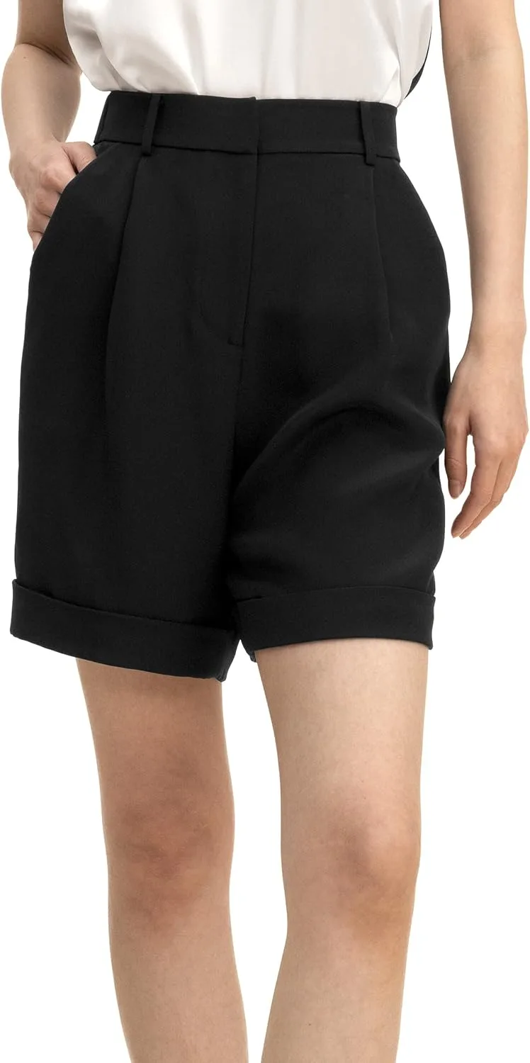 

LilySilk 100% Silk Pants для женщин 30MM Heavy Crepe De Chine Silk летние шорты Casual Business с эластичной резинкой