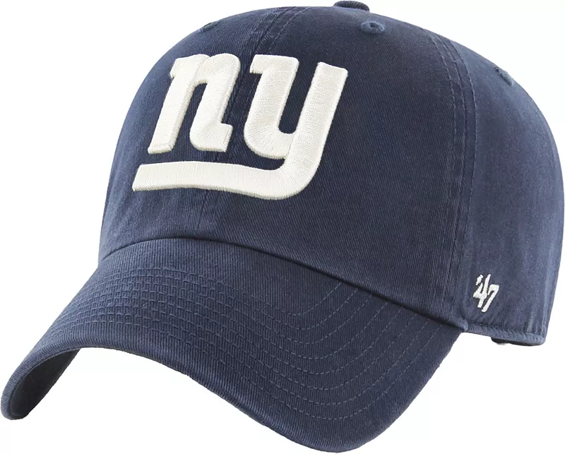 

Мужская темно-синяя регулируемая кепка New York Giants Legacy Clean Up '47