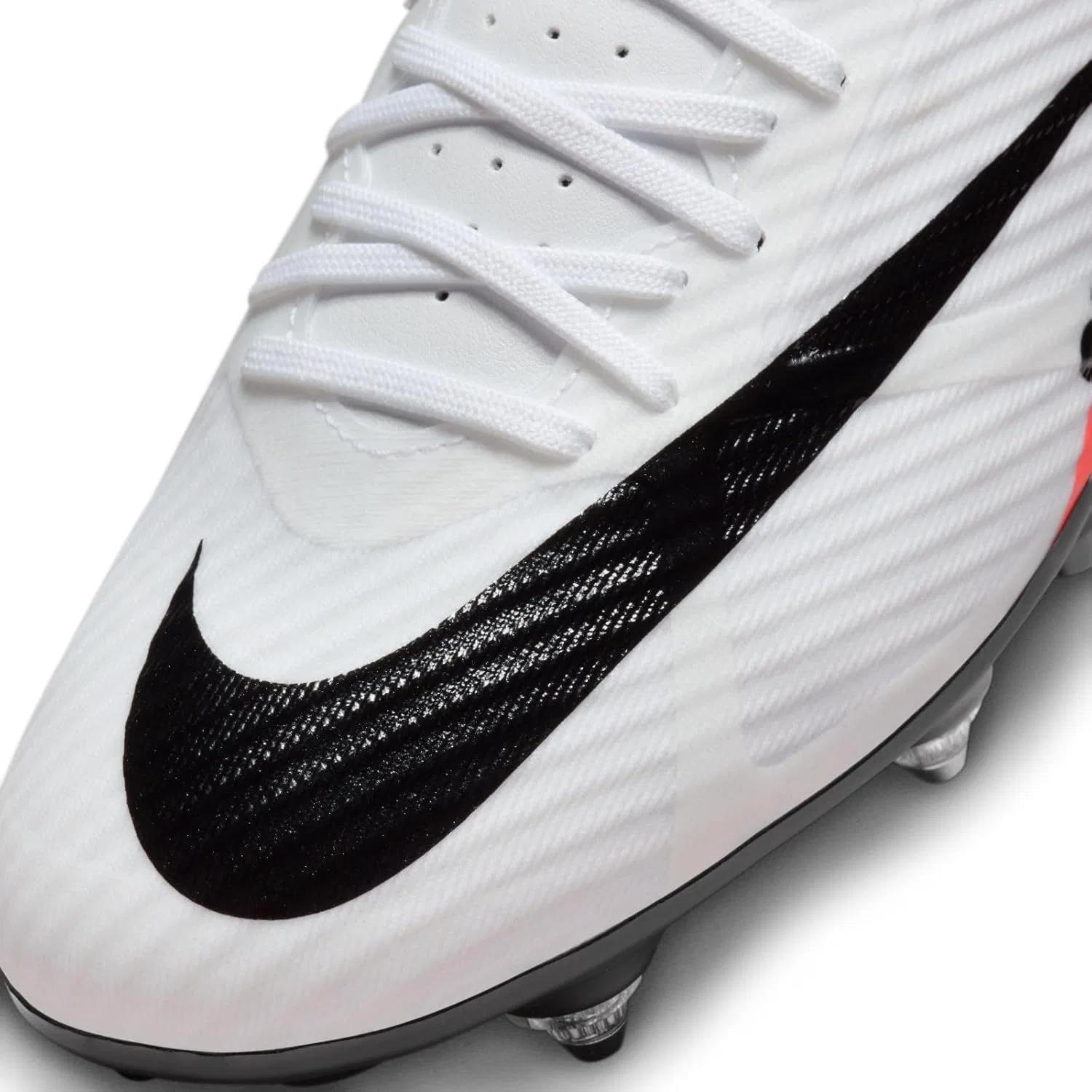 Мужские кроссовки Nike Zoom Steam 15 Acad SG-Pro AcLow, белый/черный/красный — фото 4