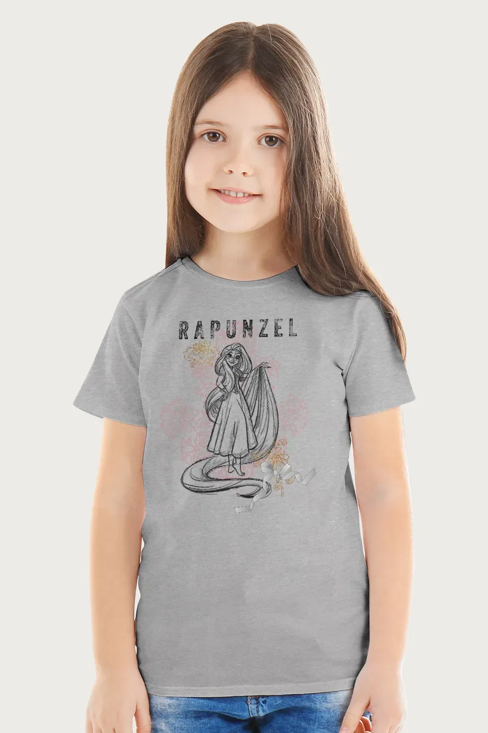 Футболка Rapunzel Disney, серый