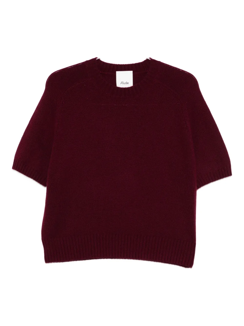 

Топ с короткими рукавами ALLUDE, красный