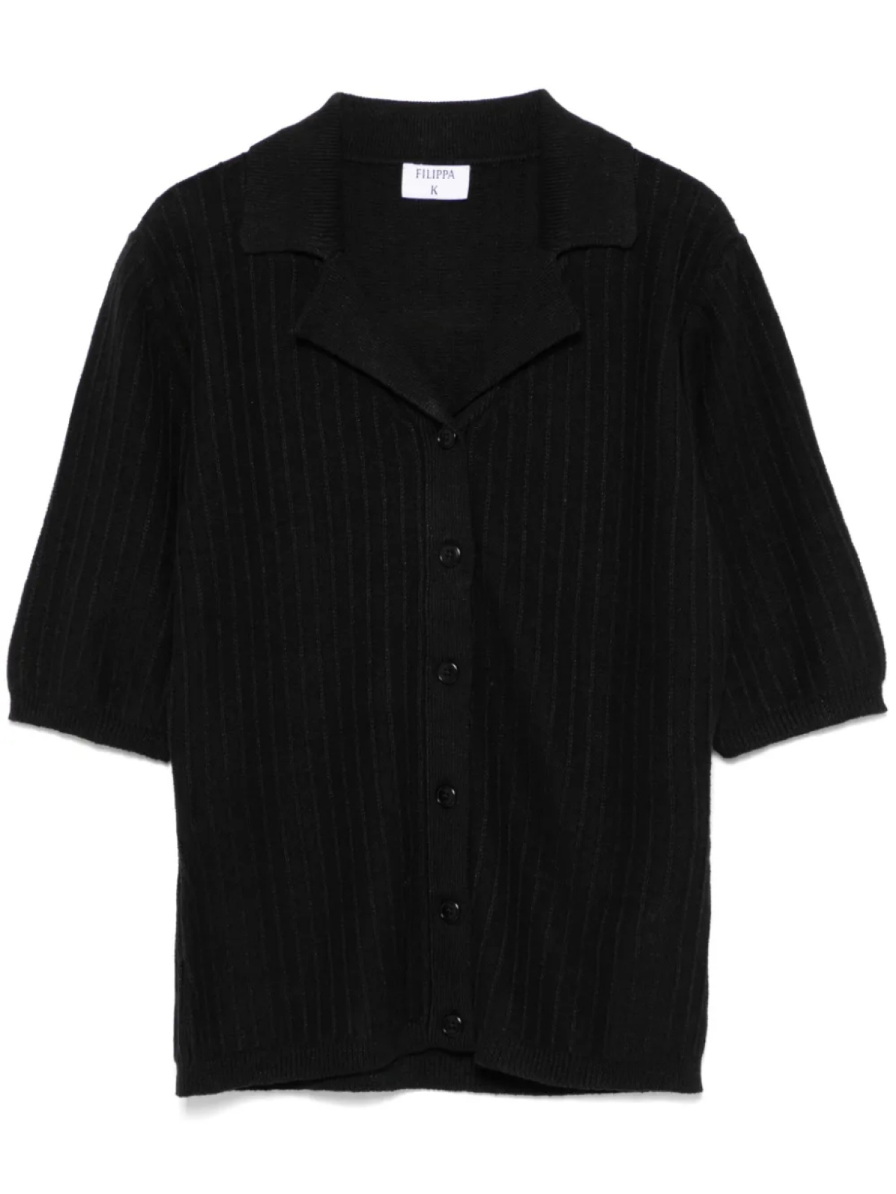 

Filippa K рубашка в рубчик, черный