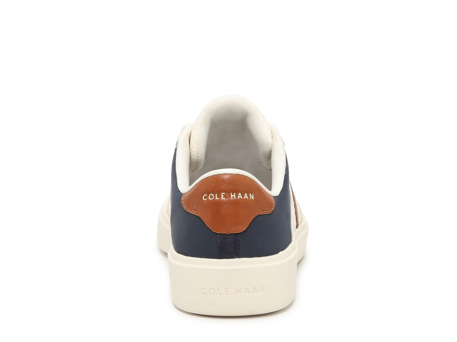 Кроссовки Cole Haan Grand Crosscourt Winner кожанные, слоновая кость/темно-синий — фото 4