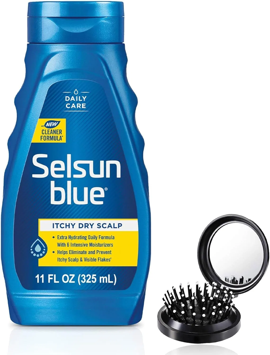 Набор: расческа LUXPAKS и шампунь Celsun Blue для сухой зудящей кожи головы 325 мл Luxpaks