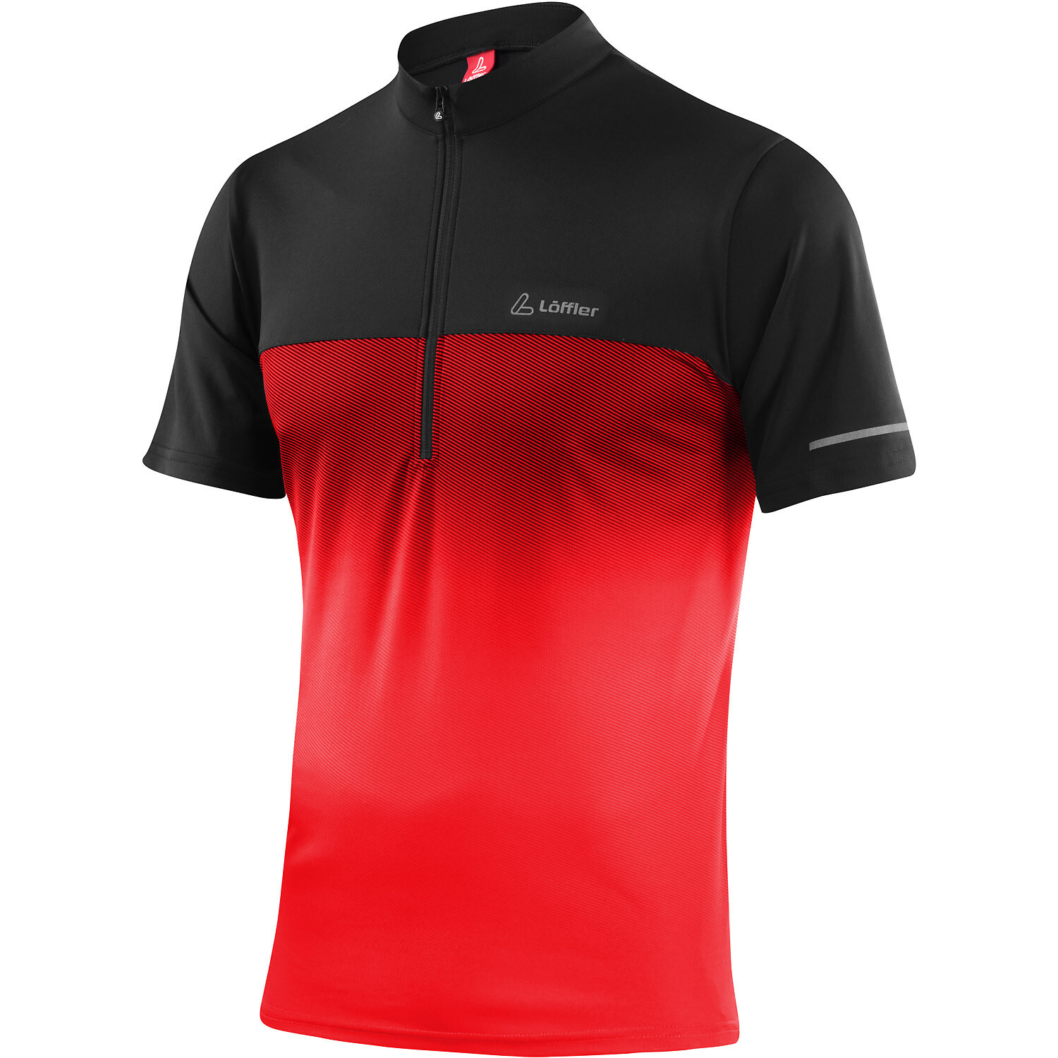

Футболка Löffler Radtrikot HZ Flow, красный