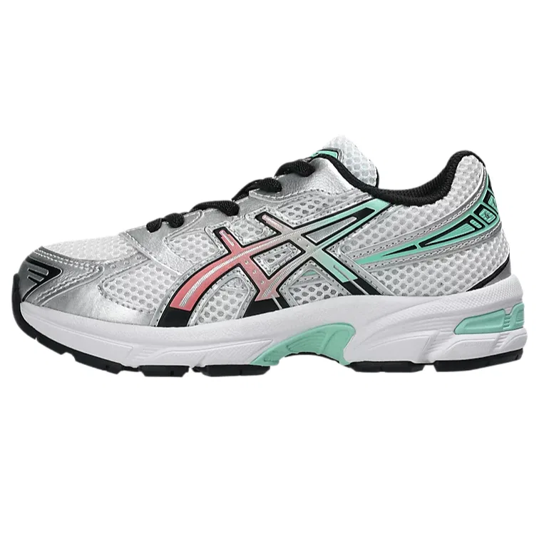 Детские беговые кроссовки Gel 1130 Cushioning Low top ASICS, White/Ice Green