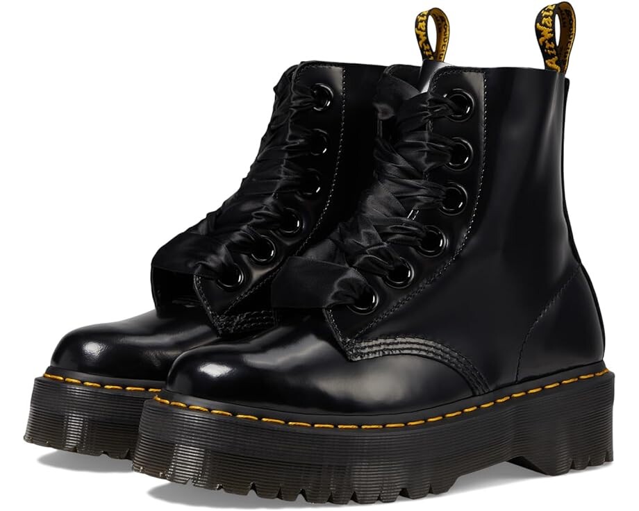 

Ботинки Dr. Martens Molly Quad Retro, цвет Black Buttero