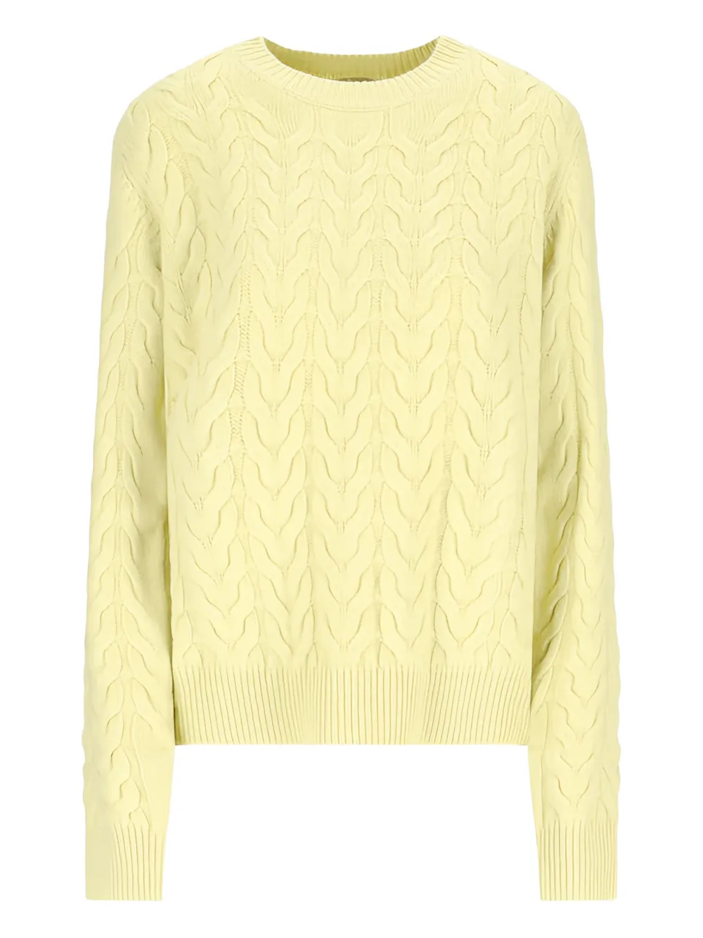 

Джемпер фактурной вязки MAX MARA, желтый