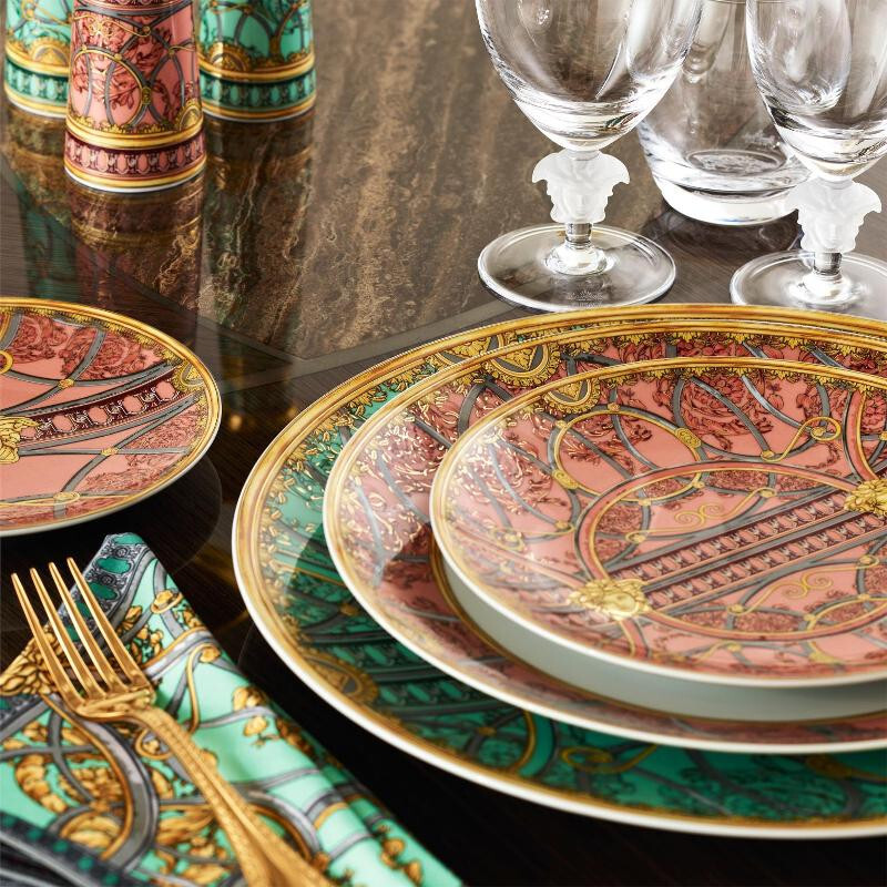 

Rosenthal Versace La Scala del Palazzo - Кофейная чашка розовая 0,23 л, 2 предм Rosenthal meets Versace, красочный
