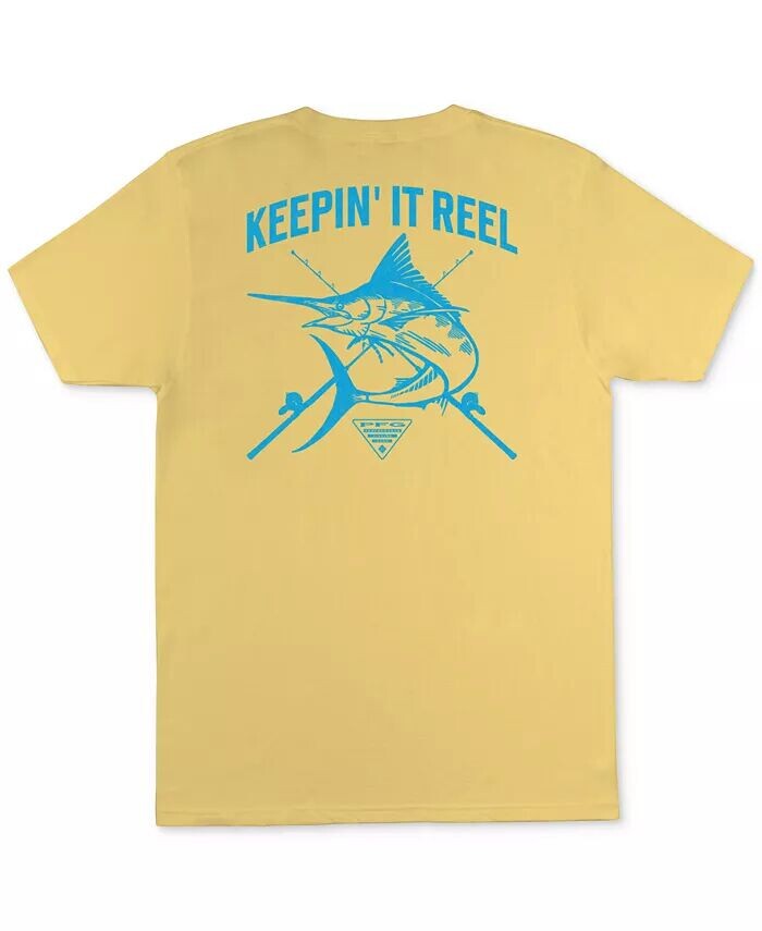 

Мужская футболка с рисунком Be Reel PFG Marlin Columbia, золото
