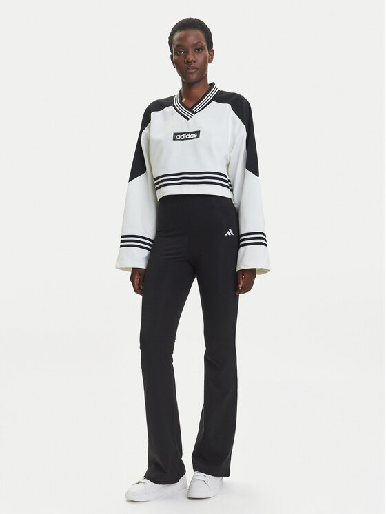 Расклешенные леггинсы Essentials Small Logo JD9961 Adidas, черный — фото 2