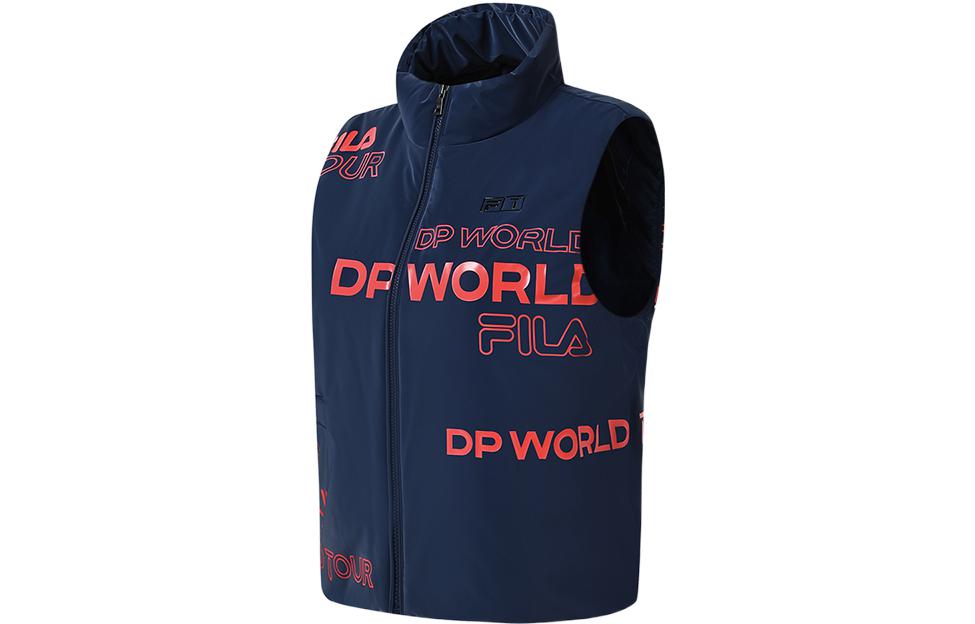 

FILA Женская стеганая жилетка с принтом по всей поверхности, All Over Print