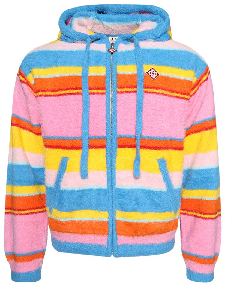 

Худи Casablanca Fluffy Oversized Hoodie 'Multicolor/Blue', разноцветный