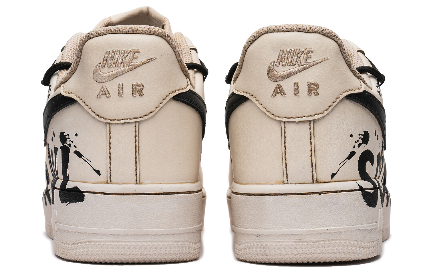 

Кроссовки Nike Air Force 1 Skateboarding Shoes Men Low-top Black/Brown, цвет Coffee