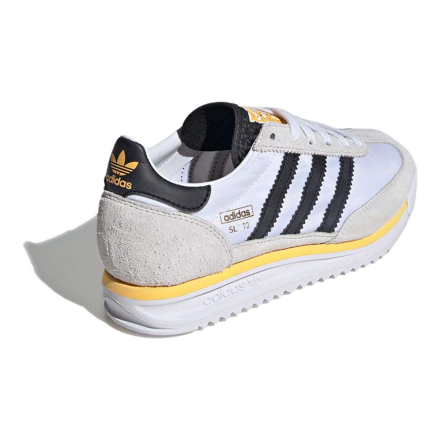 Кроссовки Adidas SL72 RS J 'White Black Spark', белый/черный/зеленый — фото 4
