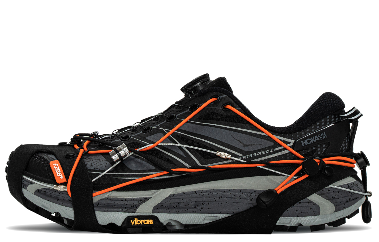 

Mafate Speed 2 кроссовки для трейлраннинга с амортизацией и поддержкой, низкие, повседневные, unisex HOKA ONE ONE, черный