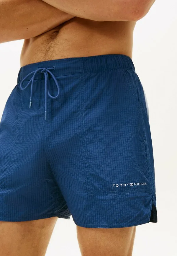 Оригинальные плавательные шорты средней длины из рипстопа Tommy Hilfiger, Aegean Sea — фото 4