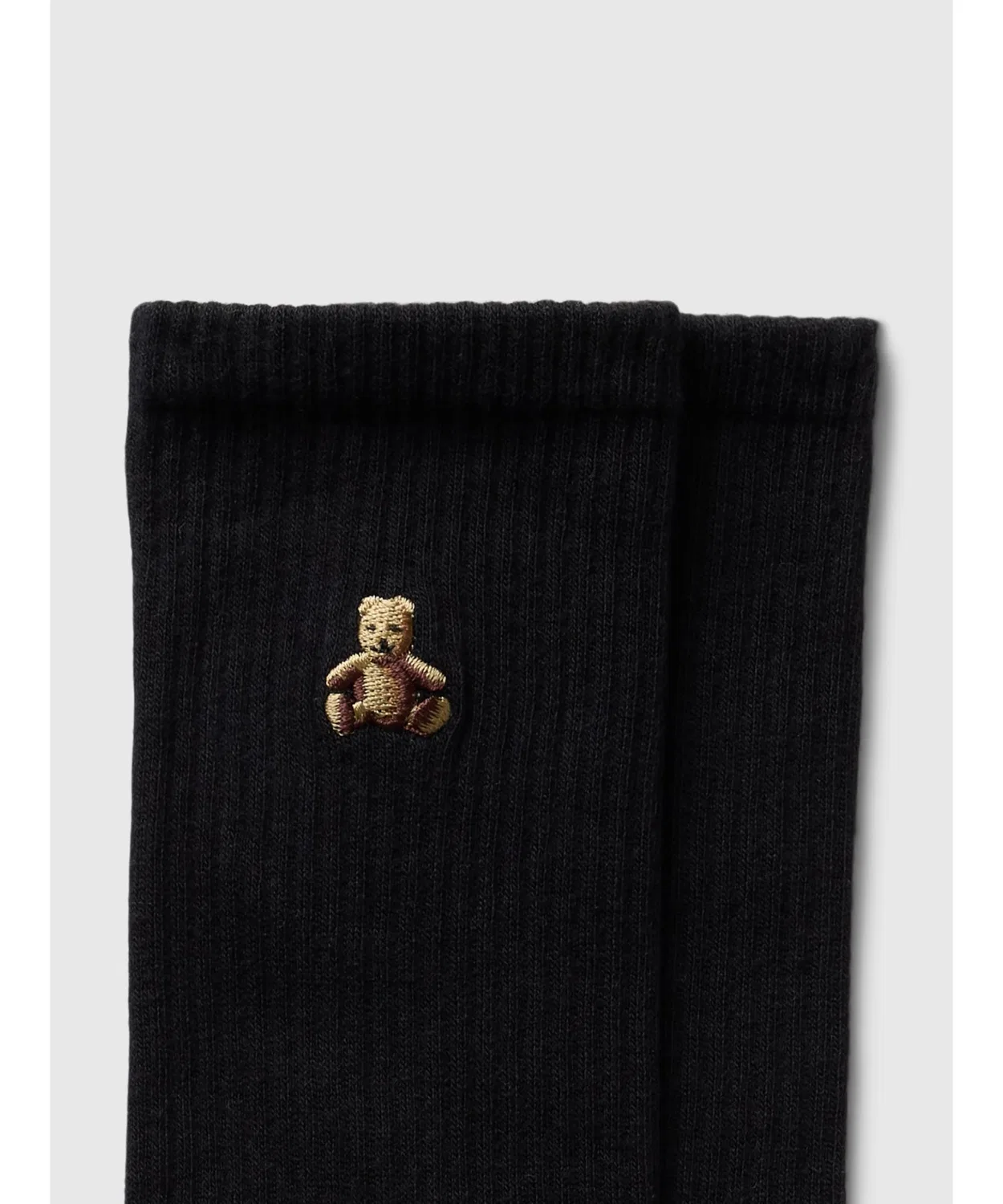 Носки-гольф бренда Gap с вышивкой Bear, набор 2 пар, хлопок, тёмно-синий — фото 4