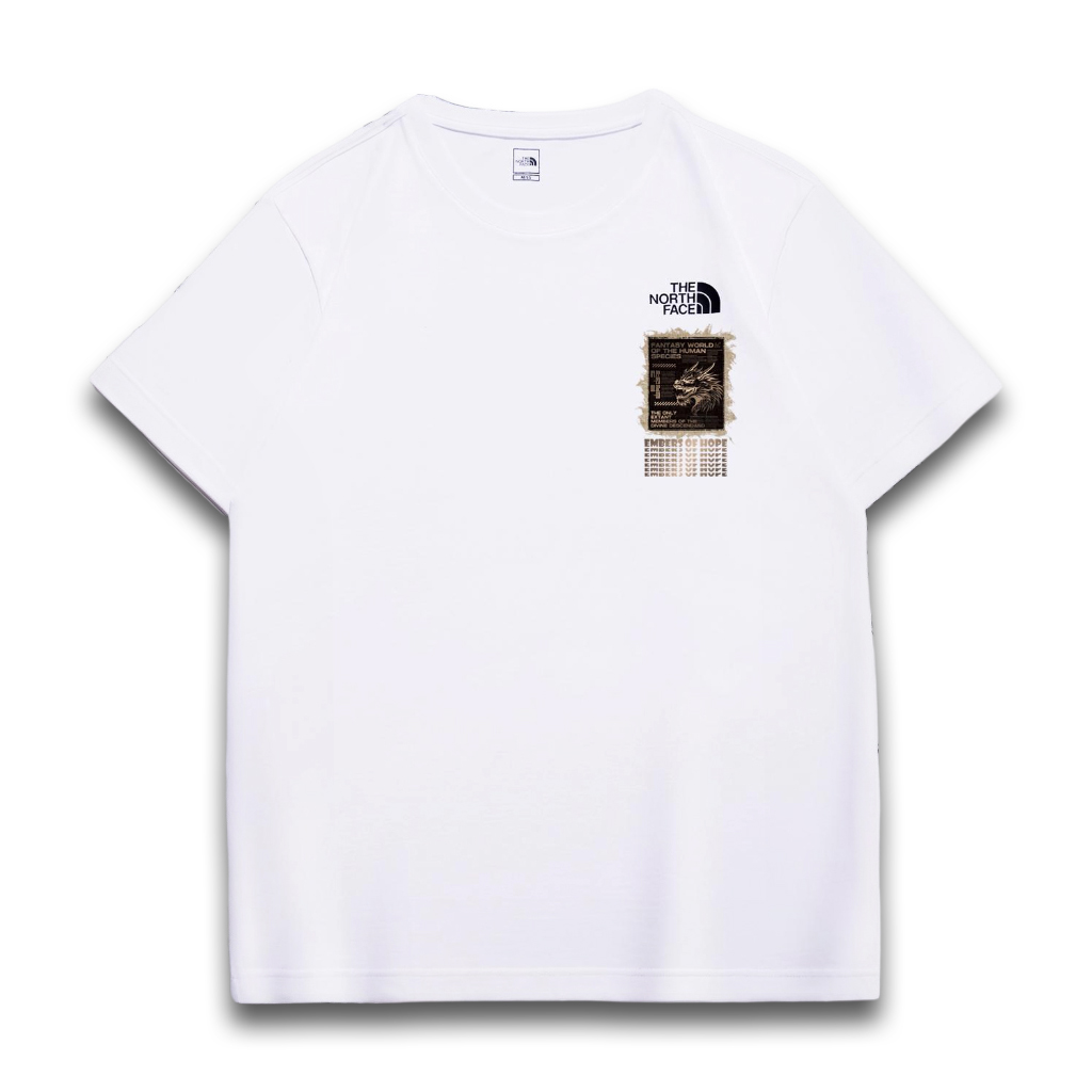 

THE NORTH FACE Футболка унисекс белая, Белый, THE NORTH FACE Футболка унисекс белая