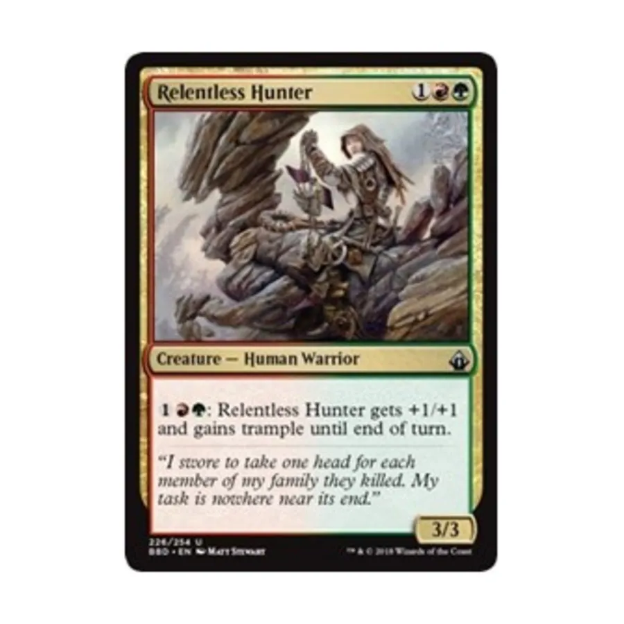 

CCG Неумолимый охотник (U) (фольга), MTG - Battlebond