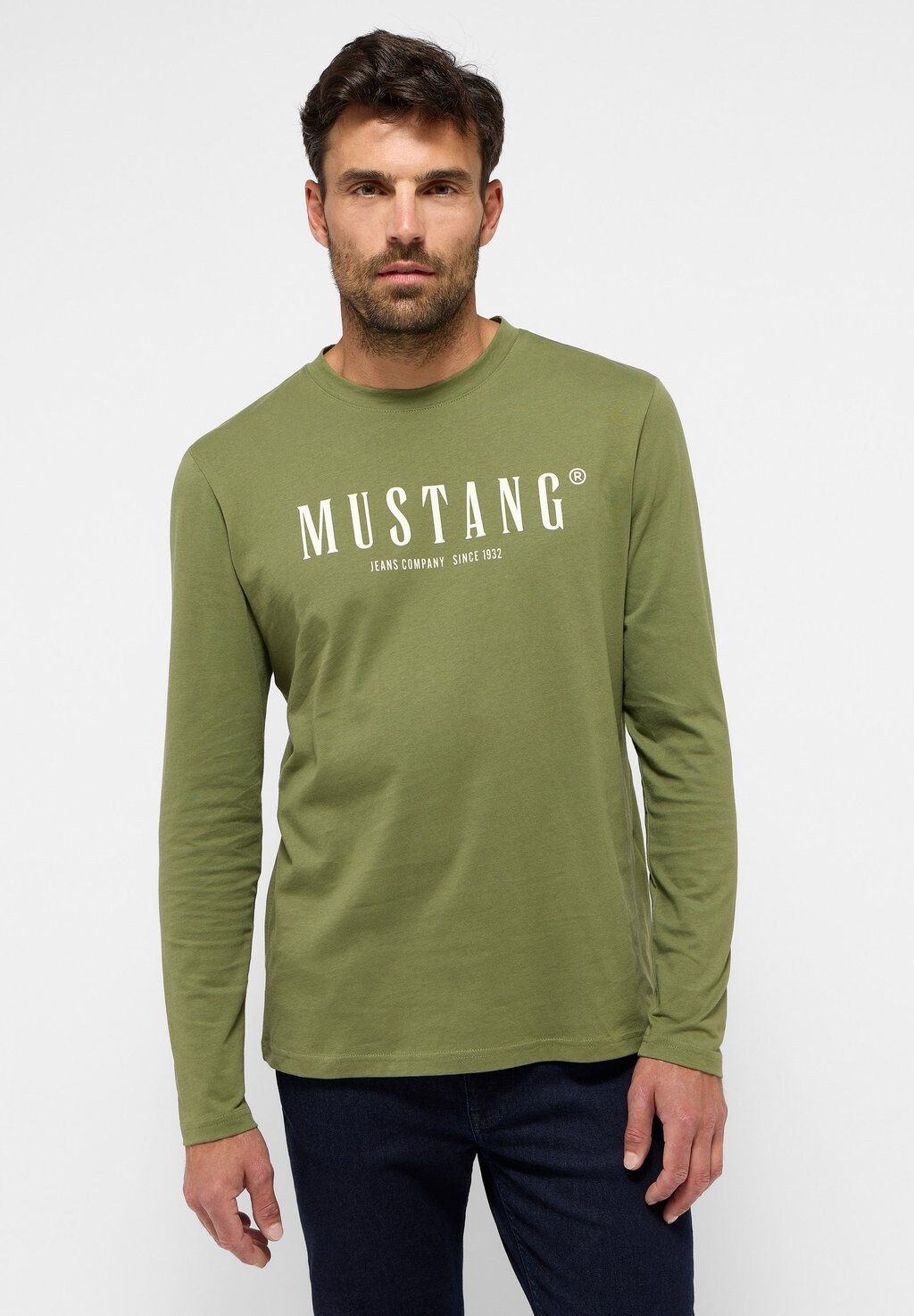 

Топ с длинными рукавами Mustang, зеленый