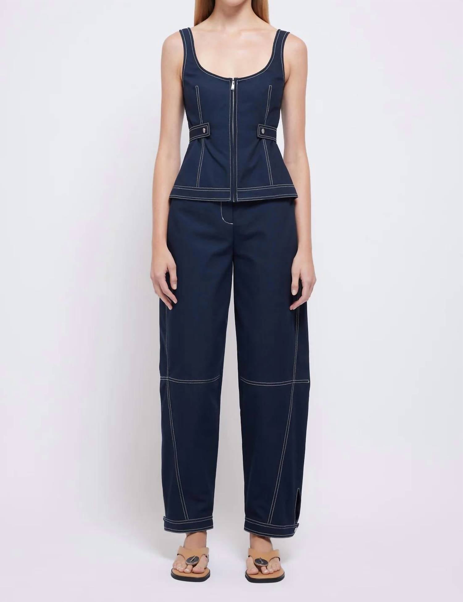 

Dolce Zip Up Топ In Midnight JONATHAN SIMKHAI