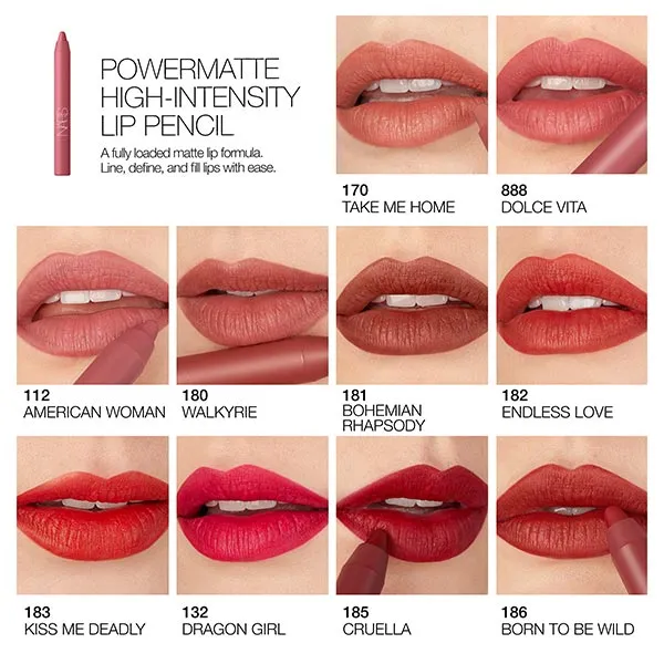 Губная помада Powermatte High-Intensity Lip Pencil Nars, цвет take me home — фото 4
