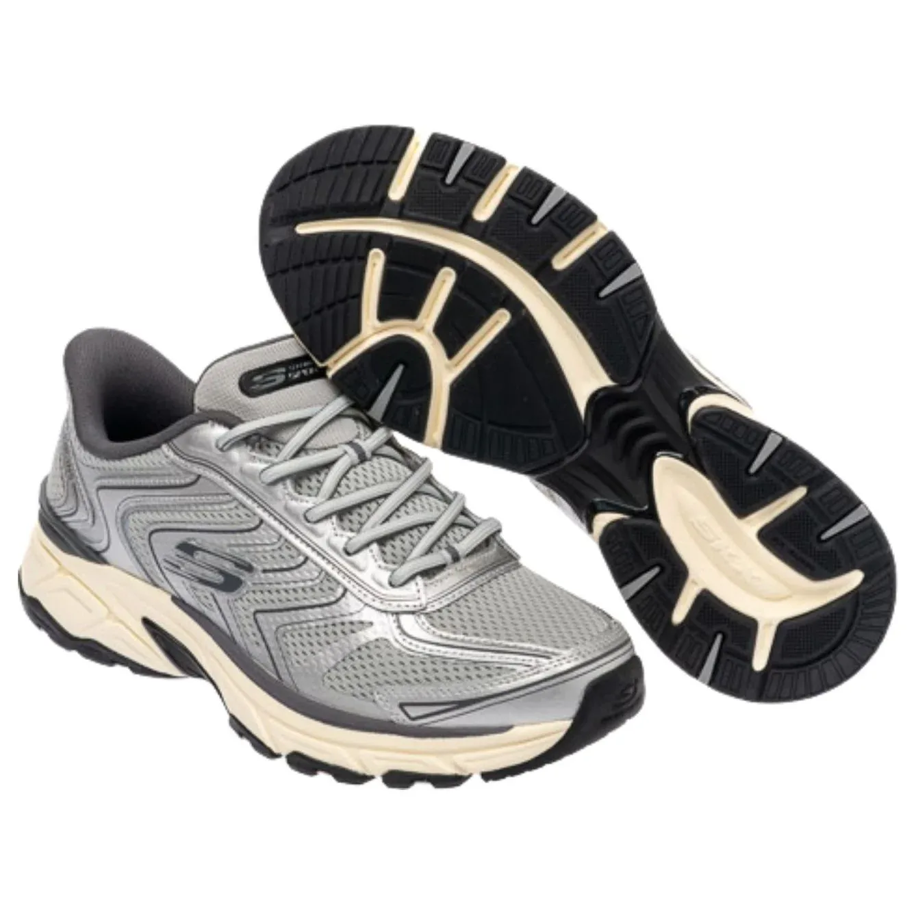 Кроссовки Skechers Stamina 'Silver Grey' — фото 4