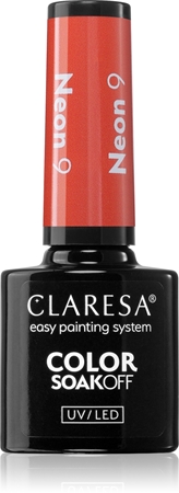 

Гибридный лак для ногтей Claresa SoakOff UV/LED Color Neon, 9 5 g