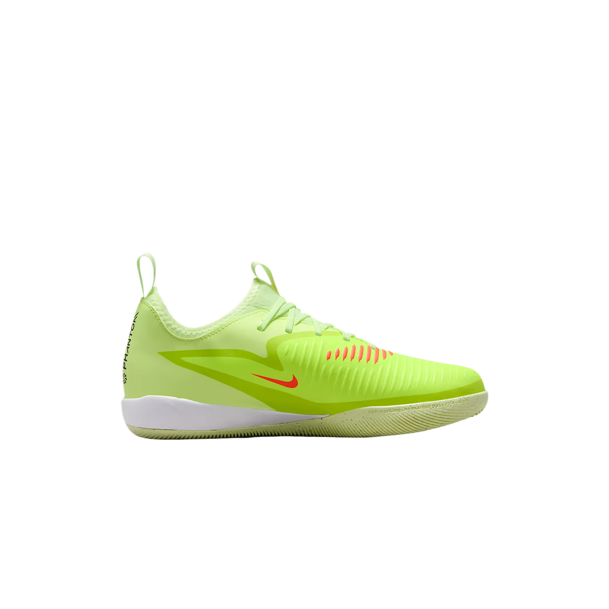 Jr. Phantom 6 низкие детские футбольные бутсы Nike, зеленый — фото 3