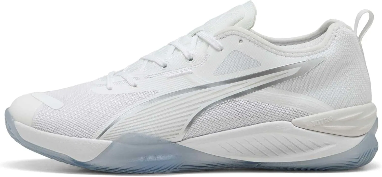 Кроссовки Puma Unisex Eliminate Nitro 4 для дома, Puma White Puma Silver