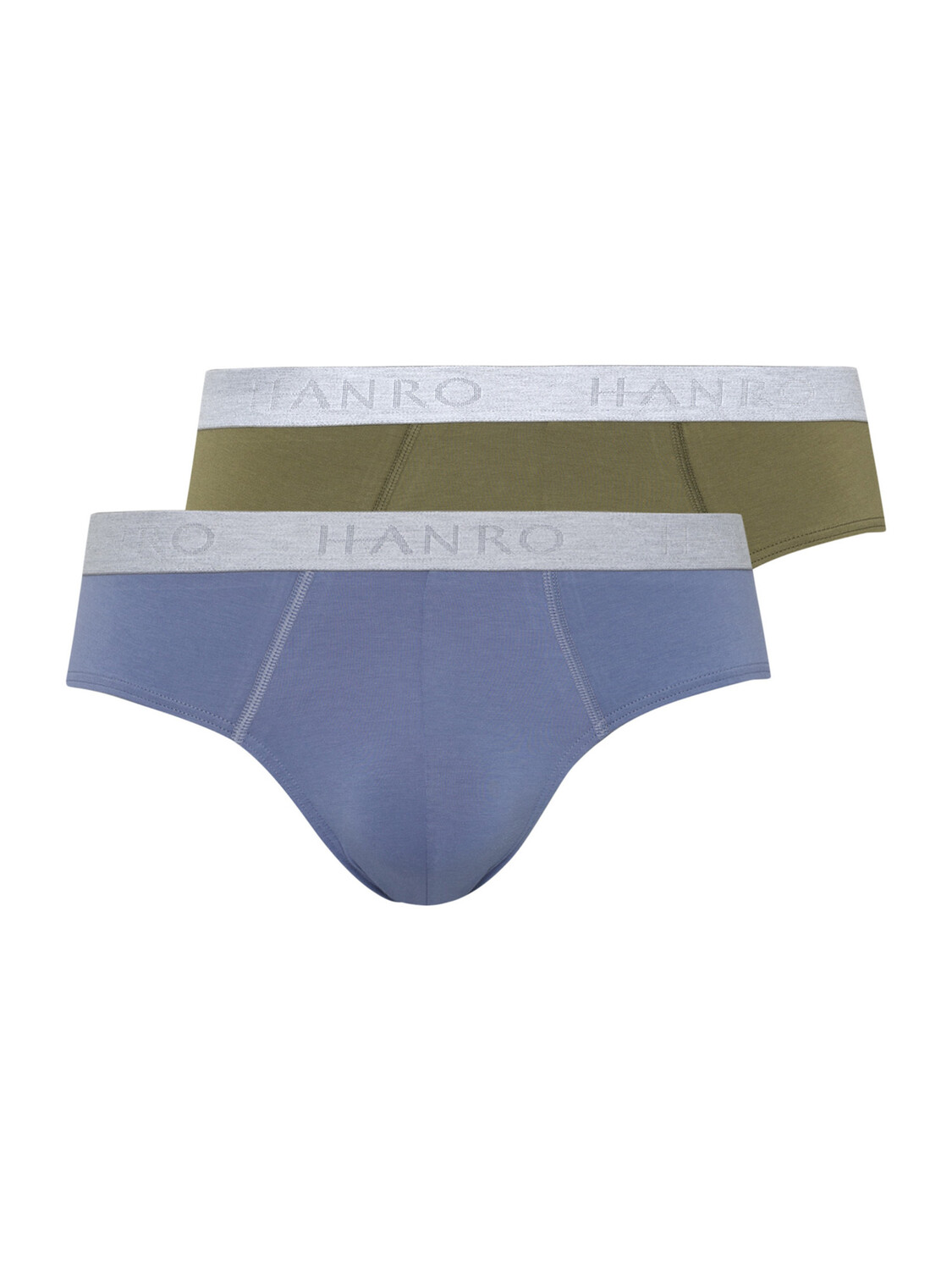

Трусы Hanro 2er Pack s Cotton Essentials, цвет labradorblue/moss
