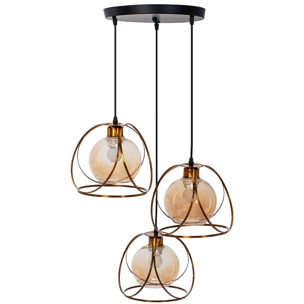 

Подвесной светильник Toollight APP1137-3C BLACK GOLD Toolight