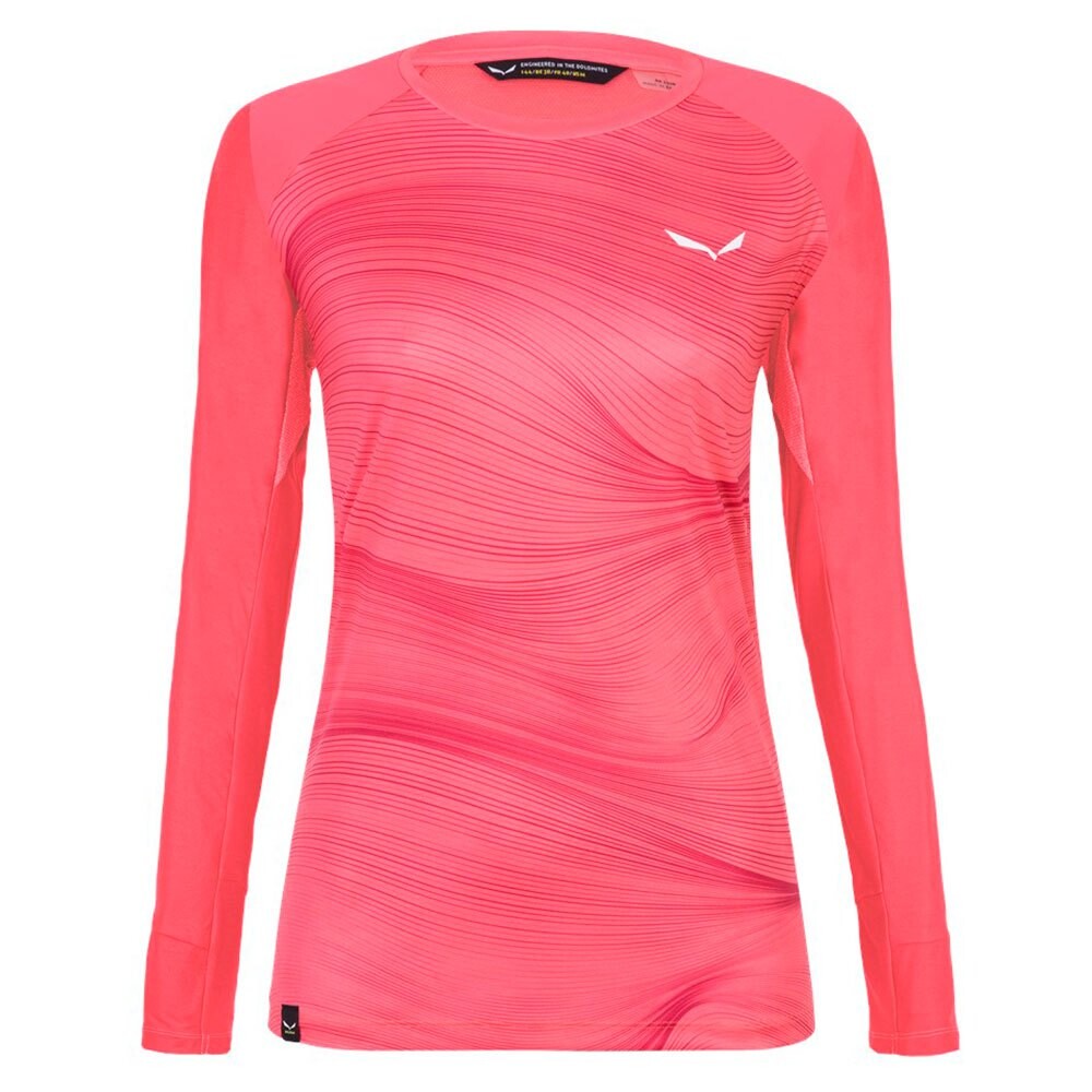 

Футболка с длинным рукавом Salewa Seceda Sryton, красный