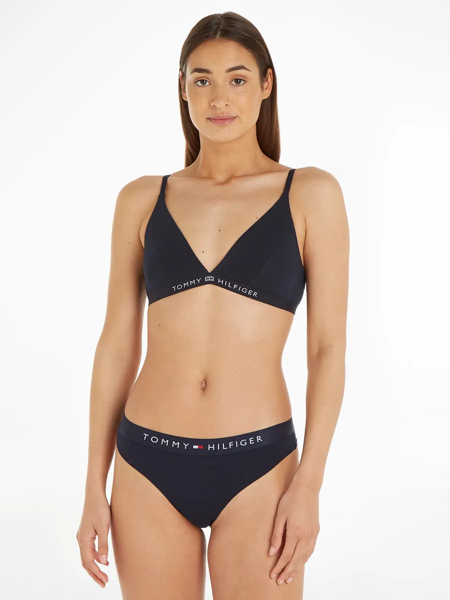 

Трусы нижнего белья Tommy Hilfiger "THONG" с фирменным лейблом Tommy Hilfiger Tommy Hilfiger Underwear, цвет Desert-Sky