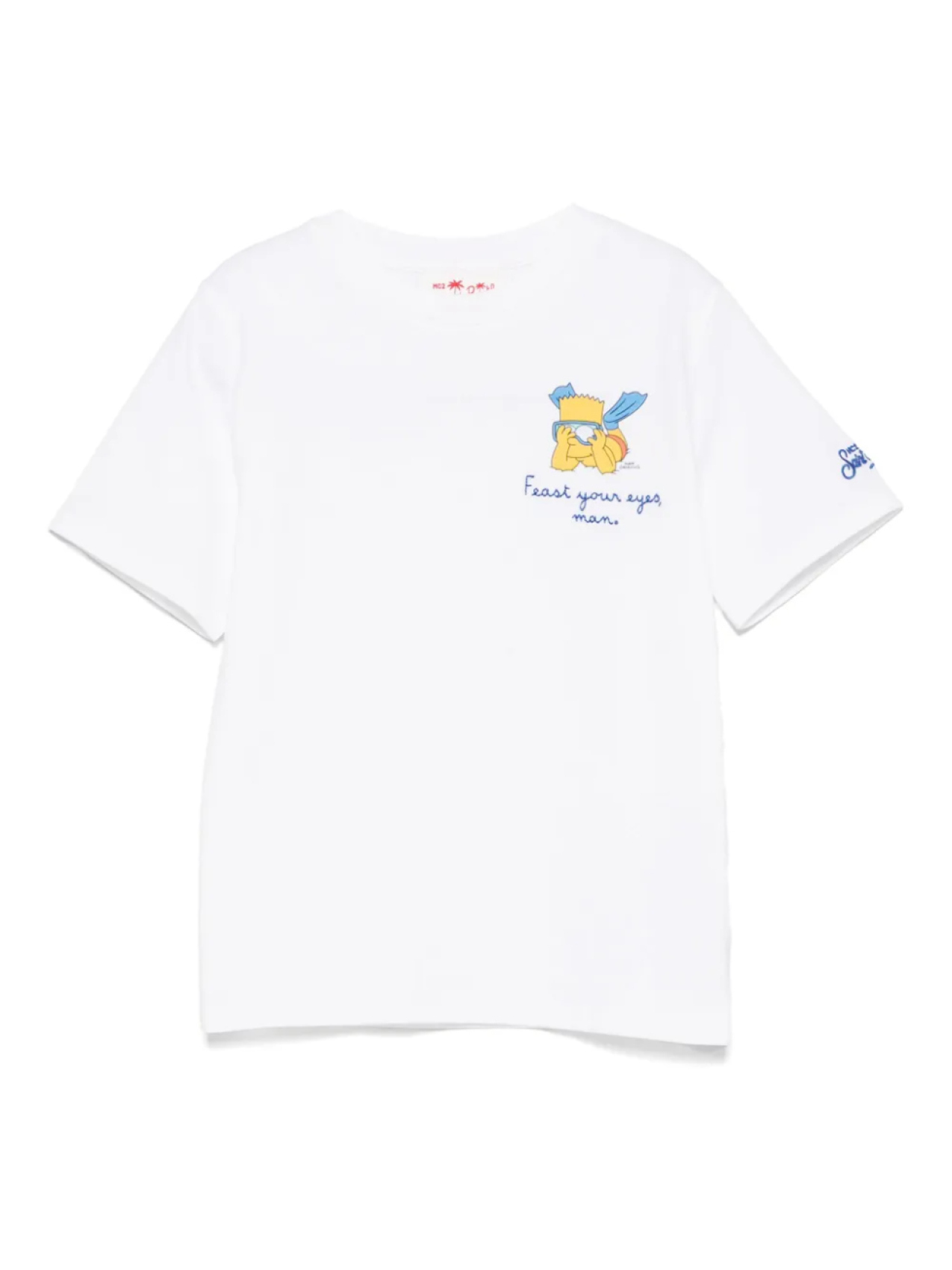 

Футболка X The Simpsons Bart MC2 Saint Barth Kids, белый