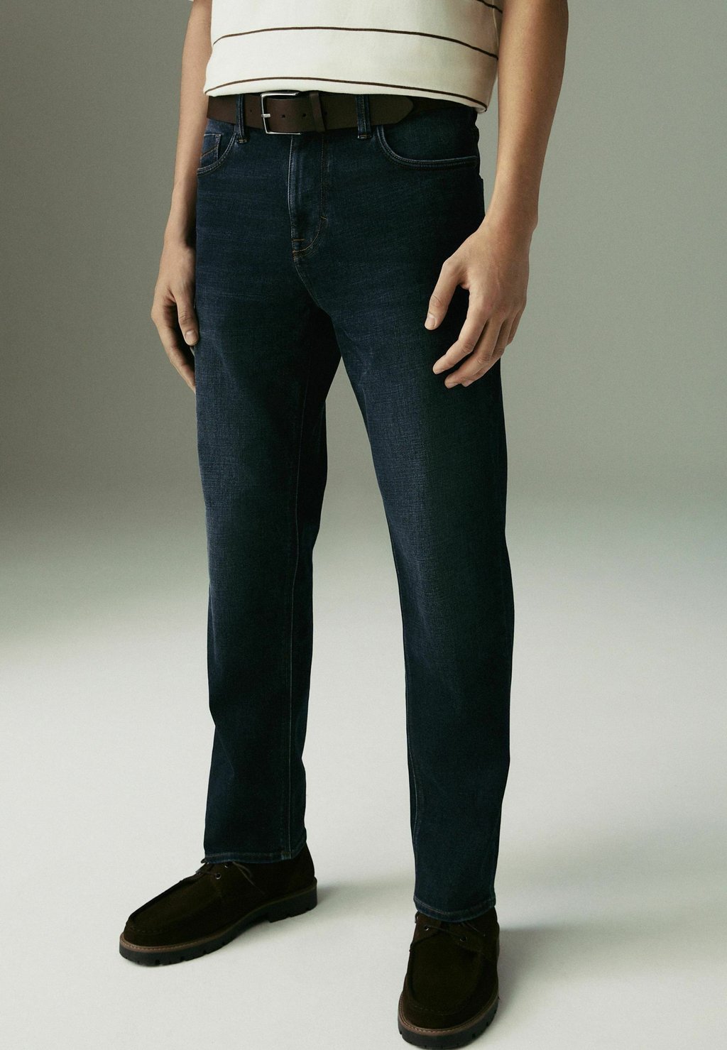 

Джинсы REGULAR FIT - BELTED MOTIONFLEX Next, синий