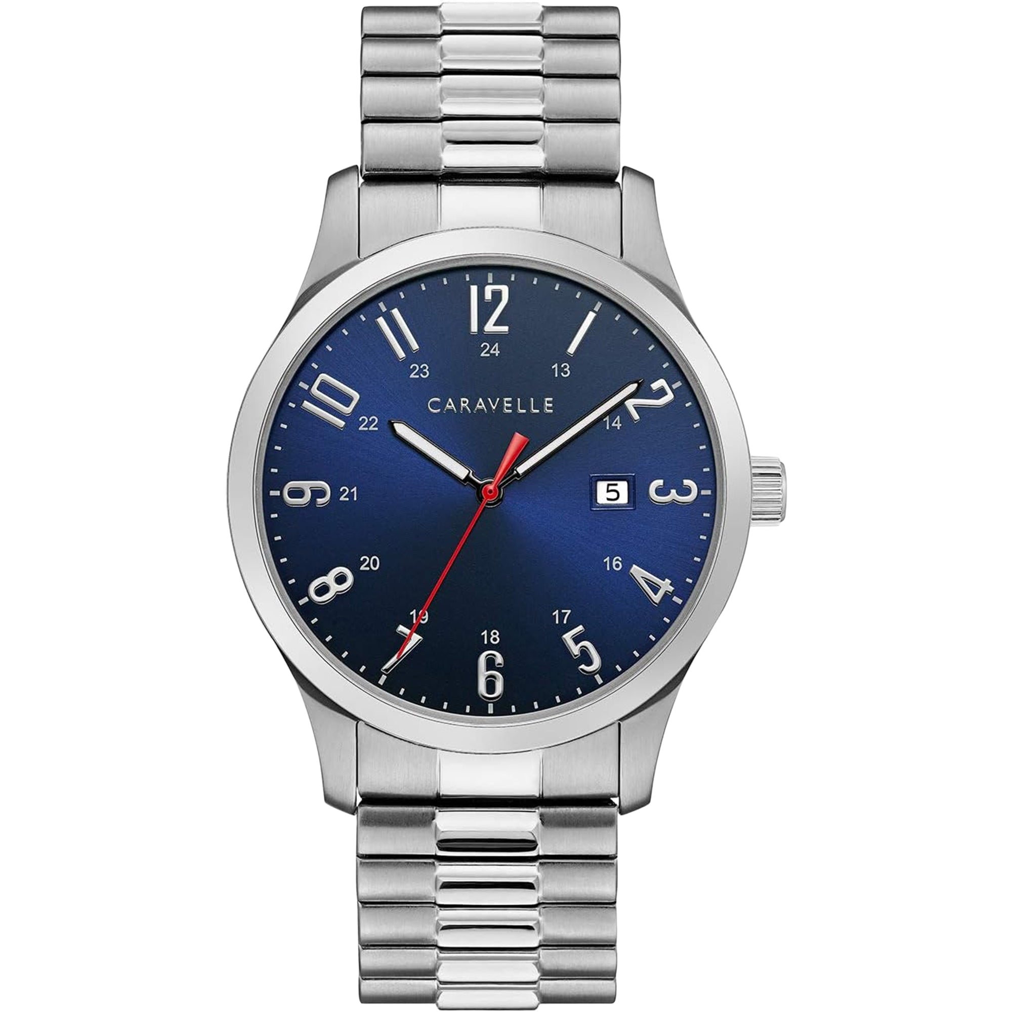 

Caravelle мужские наручные часы с синим циферблатом