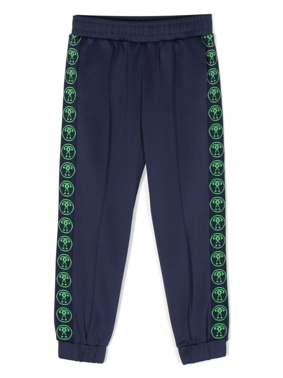 

Moschino Kids спортивные брюки с логотипом, синий