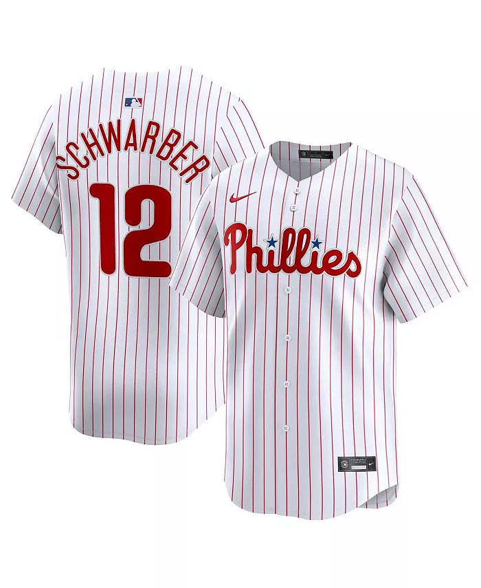 

Мужская белая альтернативная лимитированная джерси Philadelphia Phillies с игроком Кайл Шварбер Nike