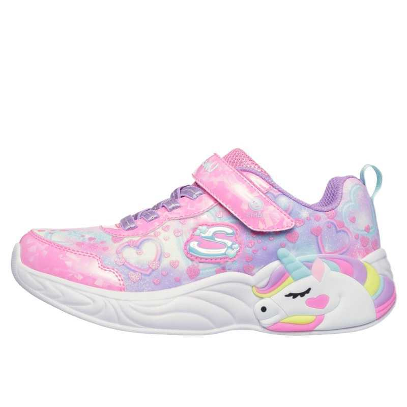 

Кроссовки для бега S Lights для детей Skechers Kids, розовый