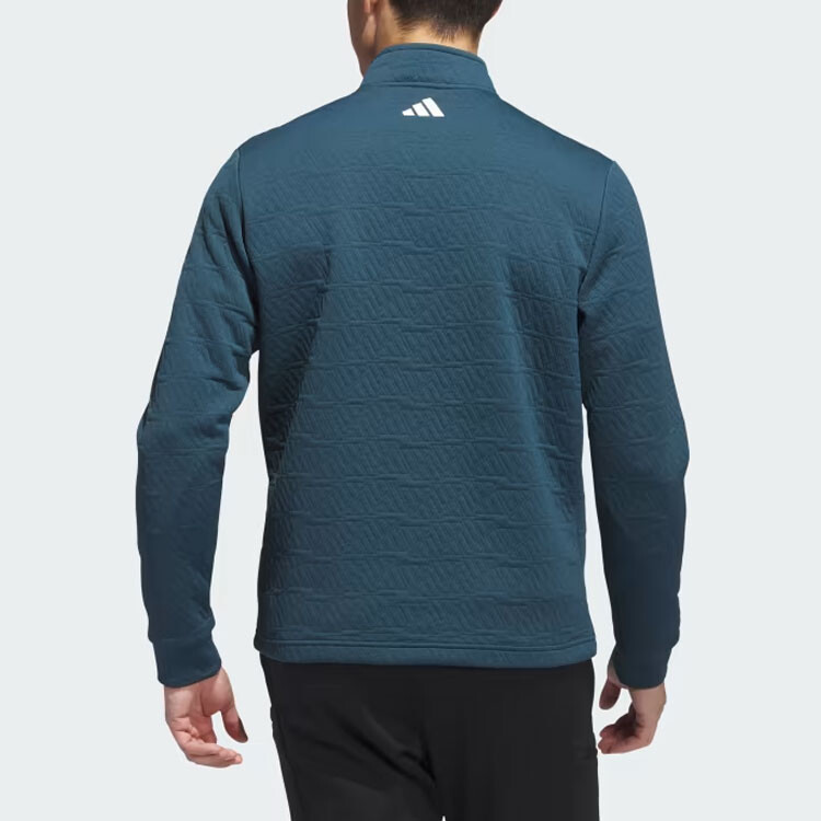 Толстовка DWR мужская темно-синяя Adidas, синий — фото 3
